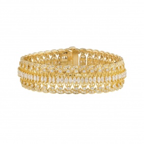 Yellow Gold Diamond Bracelet 11.41ct G/VS